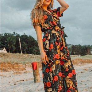 America & Beyond Jaguar Paradise Jumpsuit (with matching mask & bag)